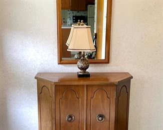 Entryway table & lamp