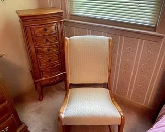 Rocker & jewelry chest