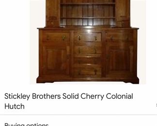Comp on Stickley Cabinet