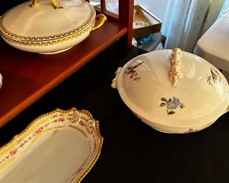 Haviland and Lemos serving pieces