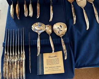 Rogers flare silver plate