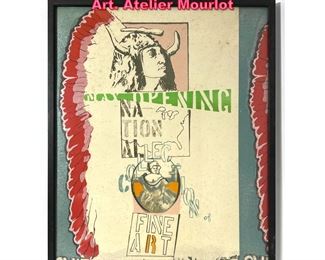 Lot 663 Larry Rivers Lithograph Print Fine Art. Atelier Mourlot