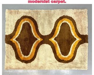 Lot 746 7 1 X 5 3 SKANDIA Shag modernist carpet.