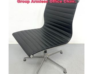 Lot 782 Eames Herman Miller Aluminum Group Armless Office Chair. 