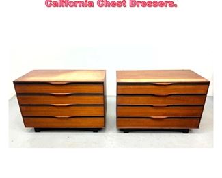 Lot 806 Pair John Kapel for Glenn of California Chest Dressers. 
