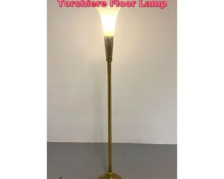 Lot 814 1970s Stiffel Art Deco Style Torchiere Floor Lamp