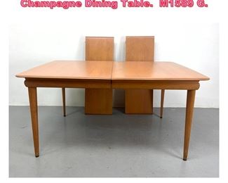 Lot 845 HEYWOOD WAKEFIELD Champagne Dining Table. M1589 G. 