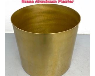 Lot 864 Large Paul Mayen for Habitat Style Brass Aluminum Planter
