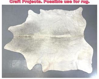 Lot 899 Fur Animal Hide for Upholstery Craft Projects. Possible use for rug. 
