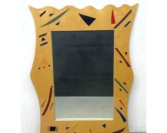 Lot 928 Post Modern Artisan style mirror