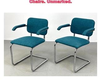 Lot 950 Set of 2 Knoll Cesca Chairs. Unmarked. 