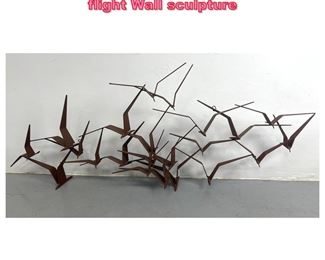 Lot 969 Curtis Jere attribution birds in flight Wall sculpture