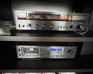 SAE two digital stereo receiver r2 &  stereo cassette deck C2 & deco gear 