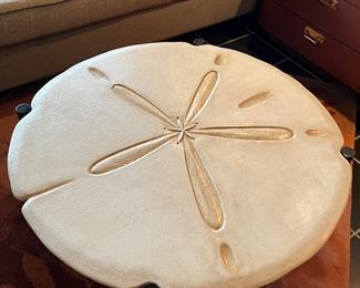 Sand dollar coffee table