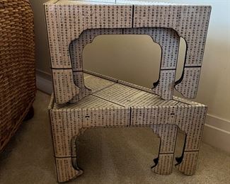 4 stacking tables - more are in the master