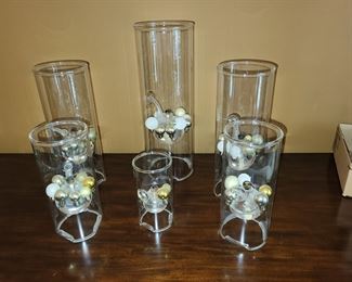 WOLFARD GLASS BLOWN OIL CANDLES