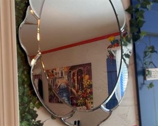 Beveled.. and one of a kind. 