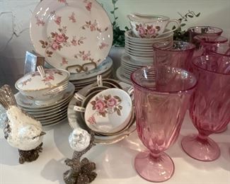 Beautiful China..and glass.. Also Pots and pans everything you could need and love.