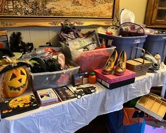 Many, many high quality Halloween costumes. October is just around the corner!