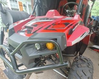 Trailmaster Challenger 200X UTV with 5 hours