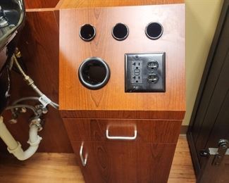 beauty supply cabinet