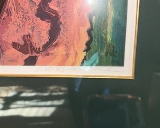 $300
BARBARA A WOOD “VIONETT” SERIGRAPH
888/975 PENCIL SIGNED