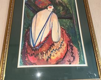$300
BARBARA A WOOD “VIONETT” SERIGRAPH
888/975 PENCIL SIGNED