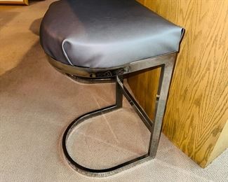$240 FOR 3
GRAY FAUX LEATHER METAL FRAME BAR STOOLS- SET OF 3
18”W x 17”D x 29”H