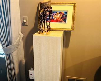 $100
HEAVY STONE PEDESTAL DISPLAY STAND
12”W x 12”L x 42”H