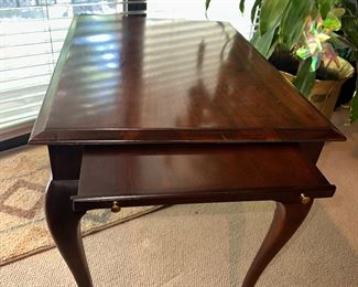 $40
WOODEN SIDE TABLE
SOLD AS IS
28”W x 20”D x 25”H