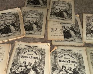 $10 EACH ANTIQUE GERMAN MAGAZINES