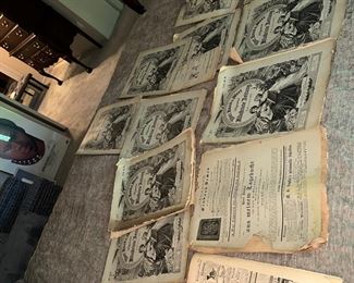 $10 EACH ANTIQUE GERMAN MAGAZINES
