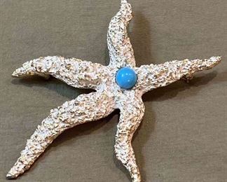 Starfish Brooch