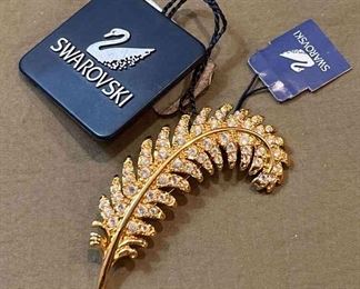 Swarovski Brooch With Original Tags