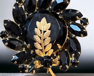 Vintage Brooch With Complementing Earrings