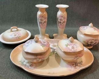 Vintage Vanity Set Unsigned