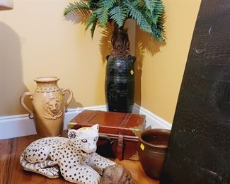 Decor Exotic Silk Trees vase 