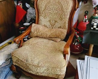 Furniture Oversized Accent Chair Set Cream 