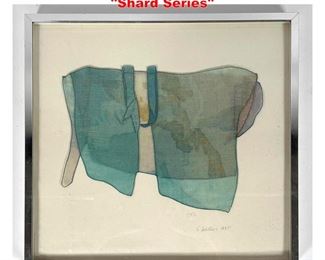 Lot 1192 Sue Williams mixed media. Signed. Shard Series