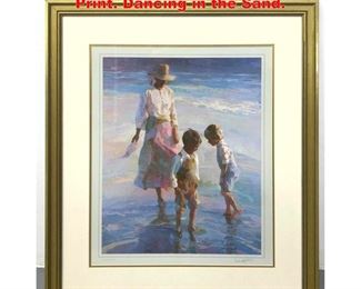 Lot 1197 Don Hatfield Signed Lithograph Print. Dancing in the Sand. 