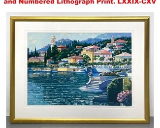 Lot 1220 Large HOWARD BEHRENS Signed and Numbered Lithograph Print. LXXIXCXV