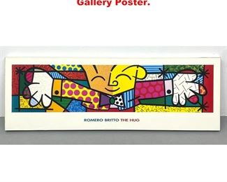 Lot 1250 ROMERO BRITTO The Hug Gallery Poster. 