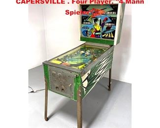Lot 1274 BALLY Vintage Pin Ball Machine CAPERSVILLE . Four Player. 4 Mann Spieler.