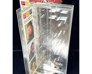 Lot 1394 Acrylic POP Swatch watch store display. Vintage. 
