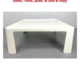 Lot 1415 Mario Bellini for Amanta Coffee table, 1966, prod. B and B Italy