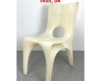 Lot 1433 1990 s molded translucent side chair, UK