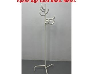 Lot 1461 1960 s Italian Style Adjustable Space Age Coat Rack. Metal. 