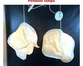 Lot 1492 Pr Frank Gehry Belux cloud 30 Pendant lamps