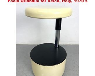 Lot 1504 Golf Stool by Roberto Lucci and Paolo Orlandini for Velca, Italy, 1970 s