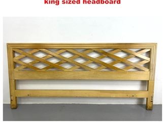 Lot 1537 Paul Frankl for Johnson furniture king sized headboard